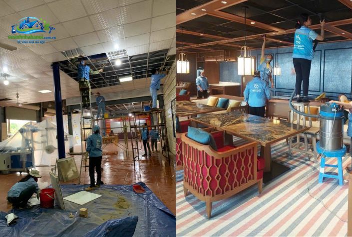 Dịch vụ vệ sinh nhà cửa đón tết tại Hà Nội