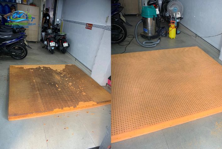Dịch vụ giặt đệm cao su tại nhà Hà Nội