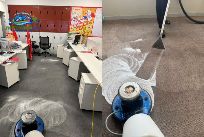 Dịch vụ giặt thảm tại Cầu Giấy