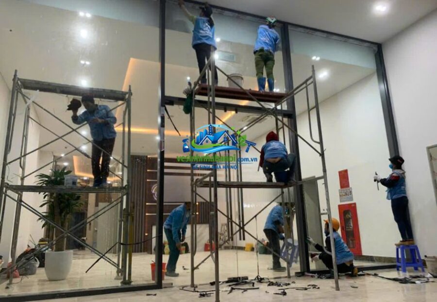 Dịch vụ vệ sinh nhà sau xây Dựng