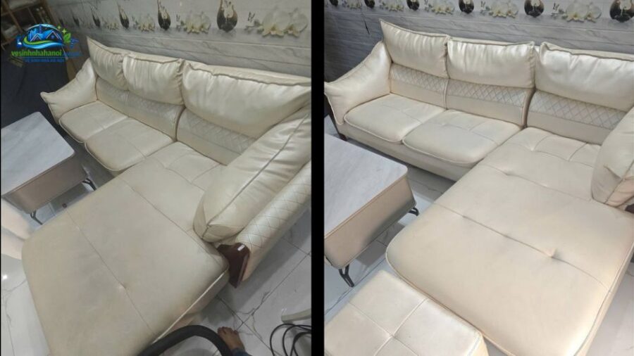 Dịch vụ vệ sinh sofa da tại nhà