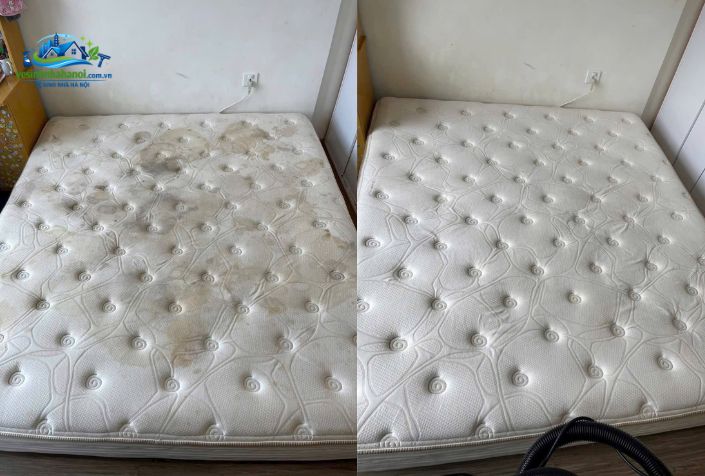 giặt đệm lò xo