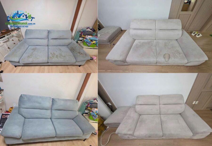 giặt ghế sofa vải nỉ