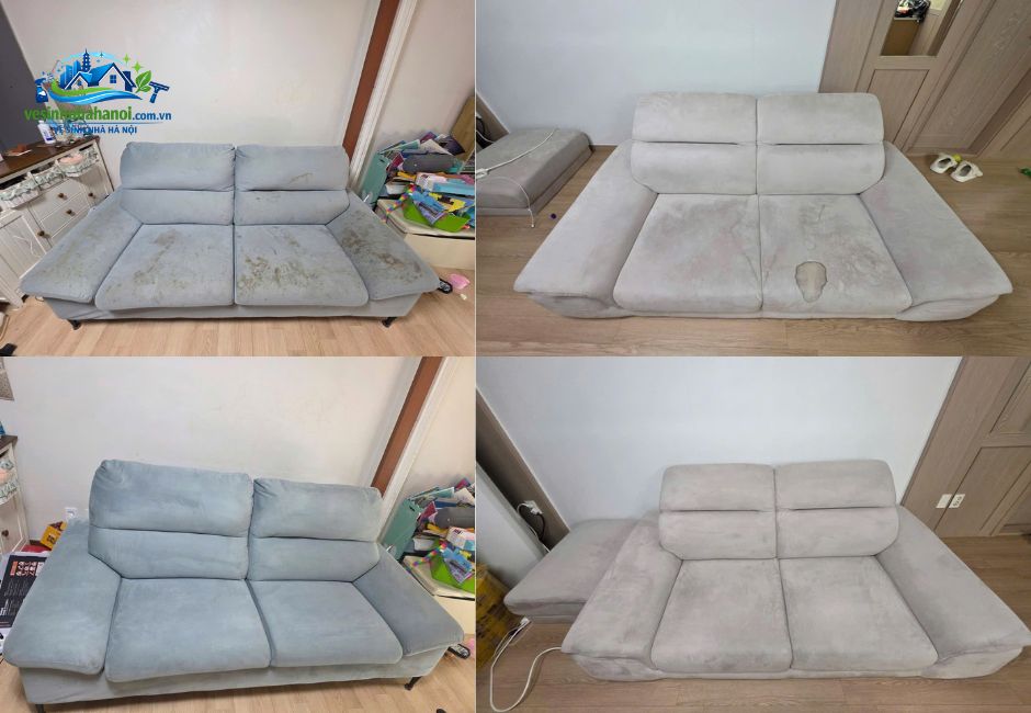 giặt ghế sofa vải nỉ