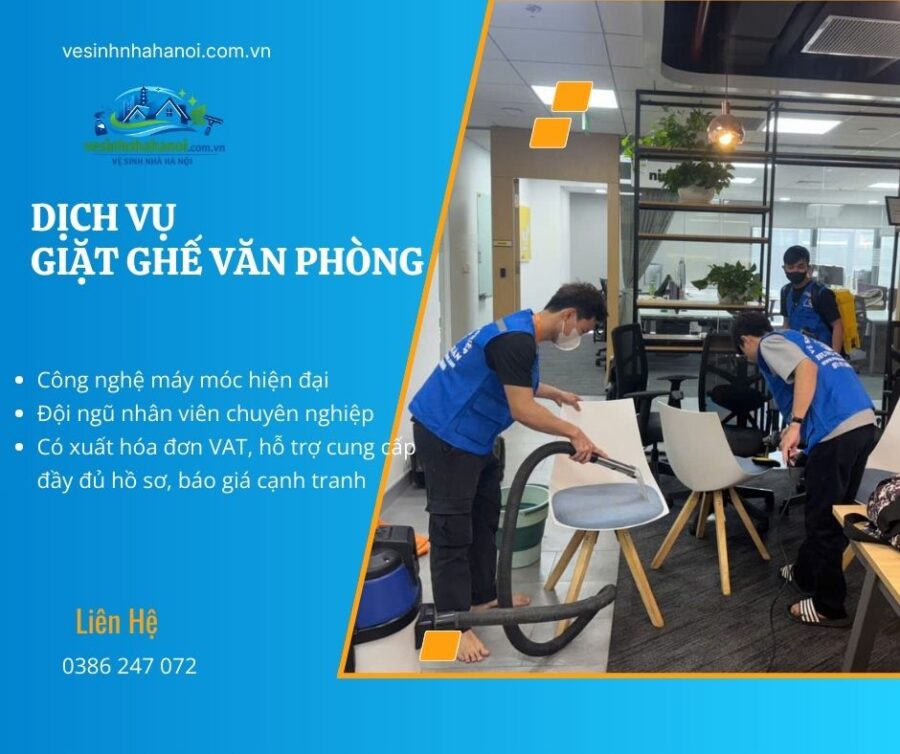giặt ghế văn phòng