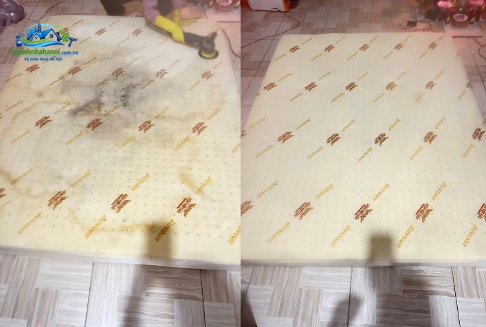 giặt nệm cao su tại nhà