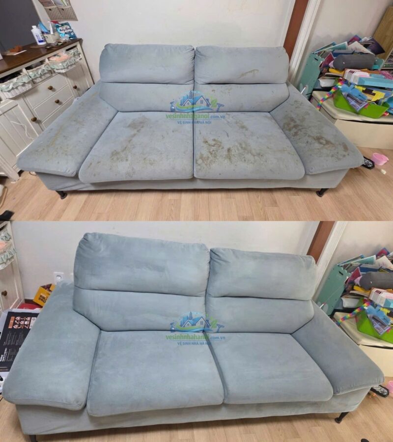 giặt sofa tại nhà