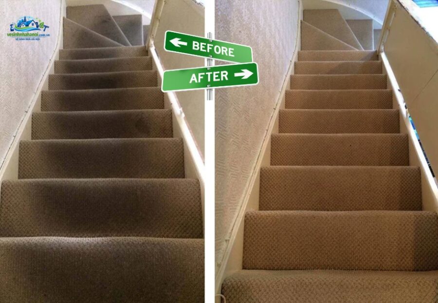 giặt thảm cầu thang chuyên nghiệp