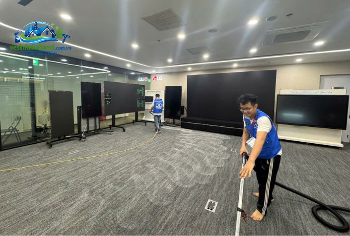 giặt thảm trải sàn cầu giấy