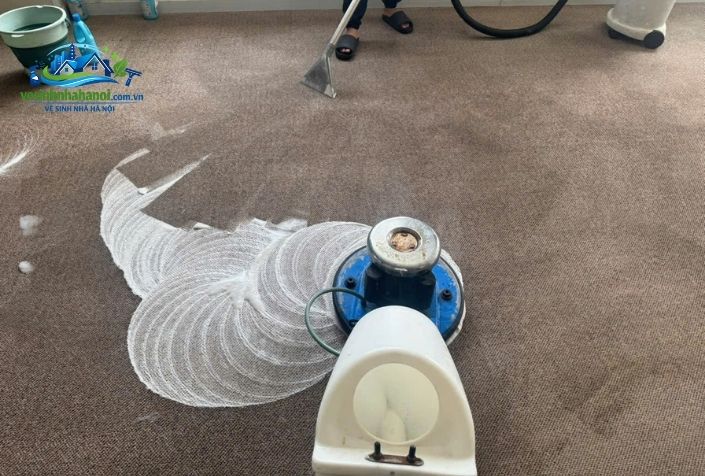 Dịch vụ giặt thảm văn phòng Thanh Xuân