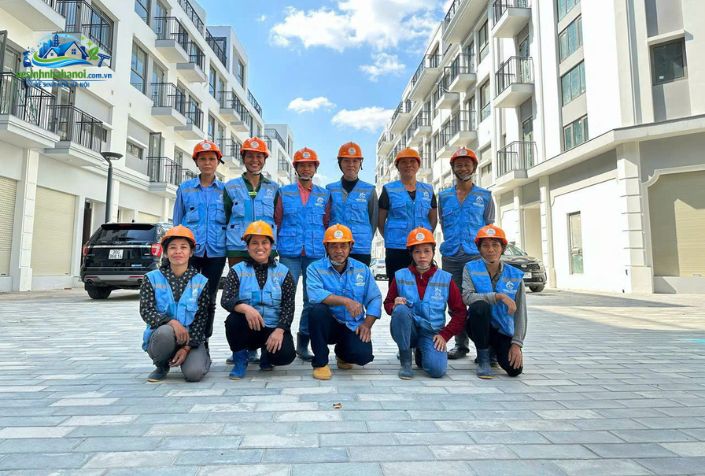 hạng mục vệ sinh công nghiệp tại Gia Lâm