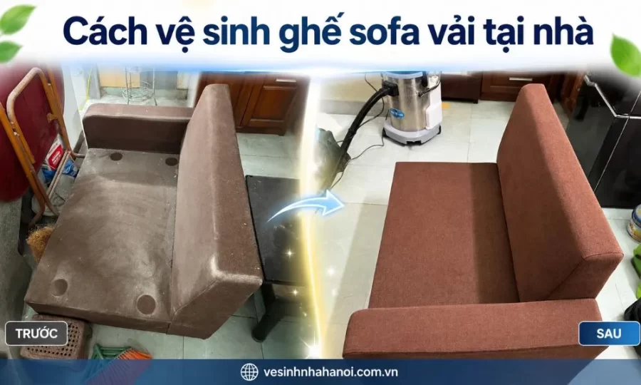 Làm sạch sofa vải