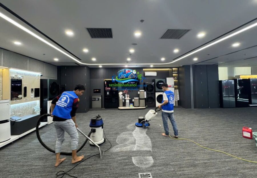 quy trình giặt thảm văn phòng chuyên nghiệp