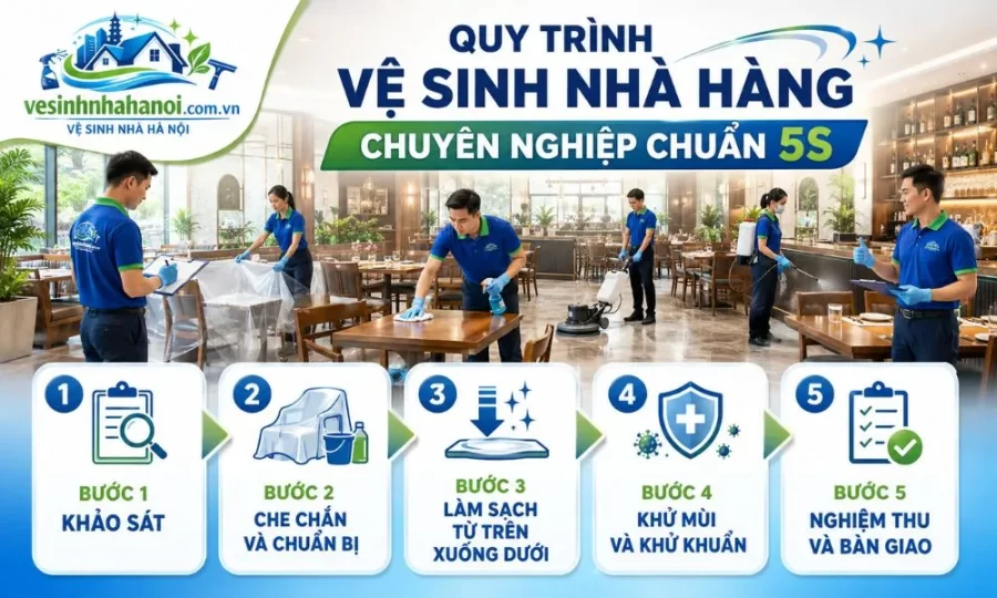 Quy trình vệ sinh nhà hàng