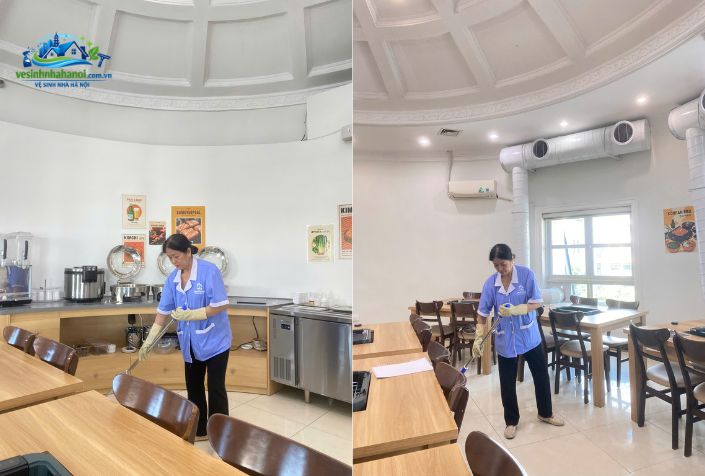 cung cấp tạp vụ vệ sinh nhà hàng