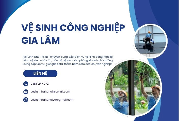 Vệ sinh công nghiệp Gia Lâm