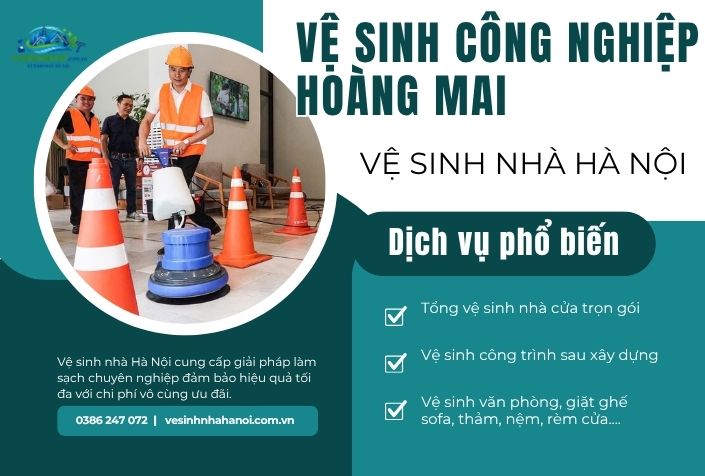 vệ sinh công nghiệp Hoàng Mai