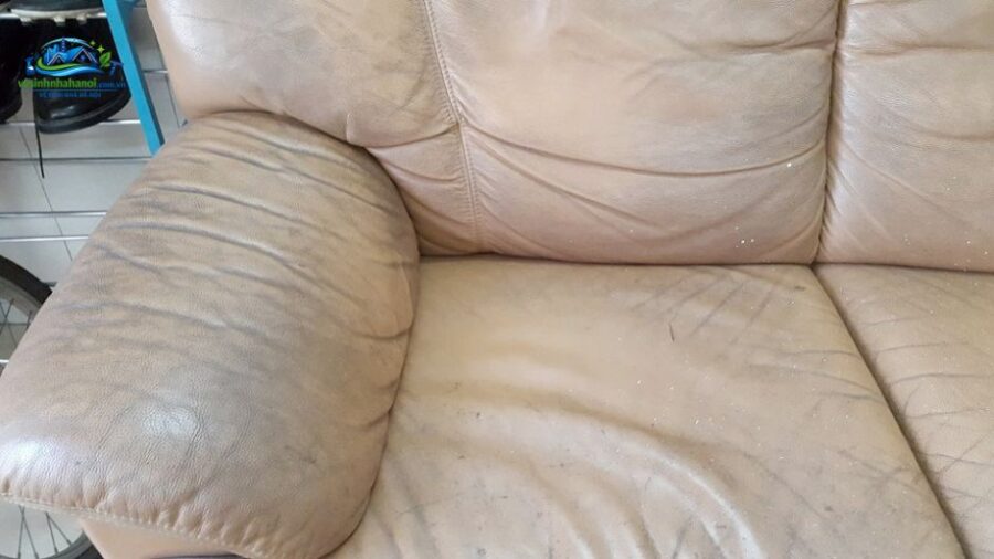 vệ sinh ghế sofa da