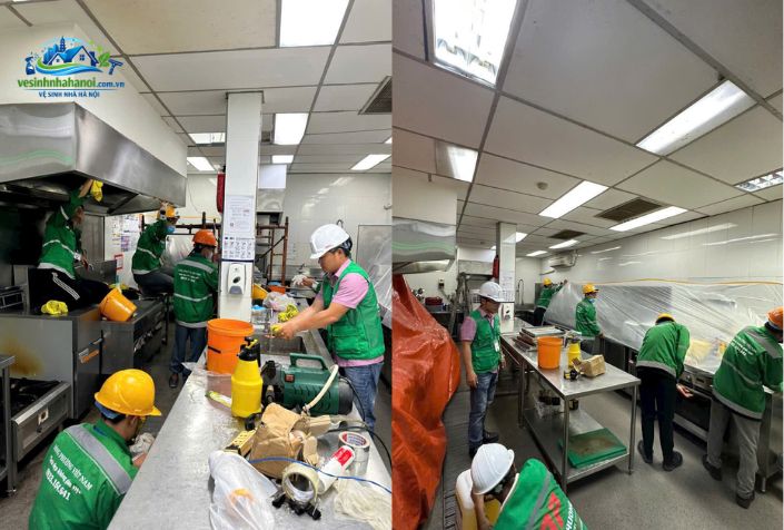 vệ sinh nhà hàng tại hà nội