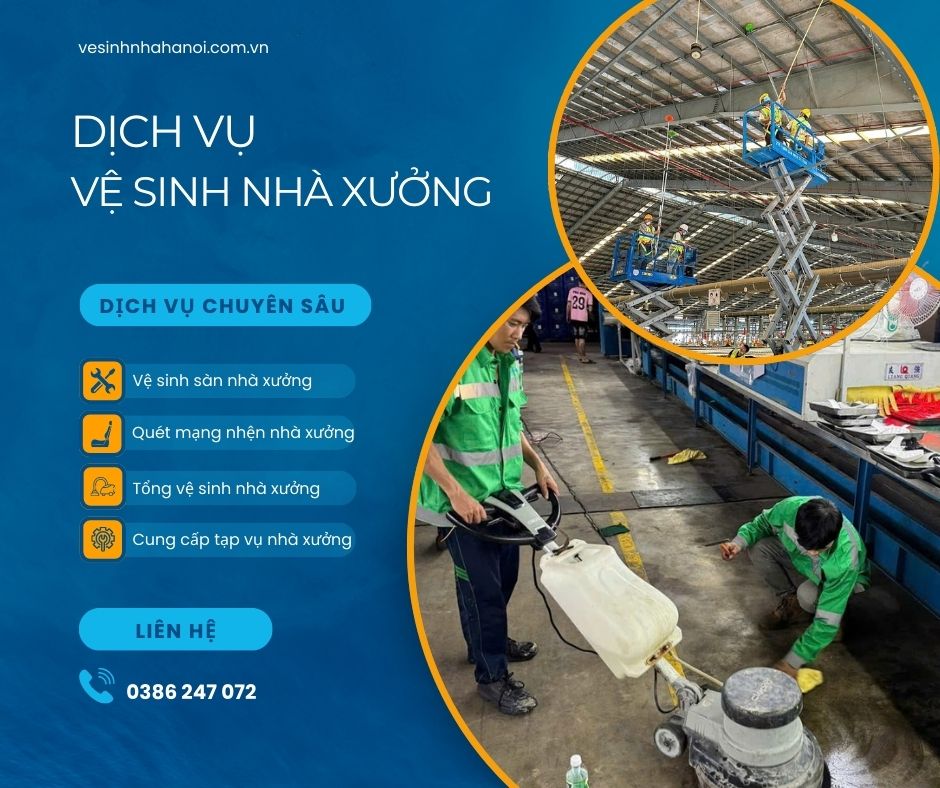vệ sinh nhà xưởng