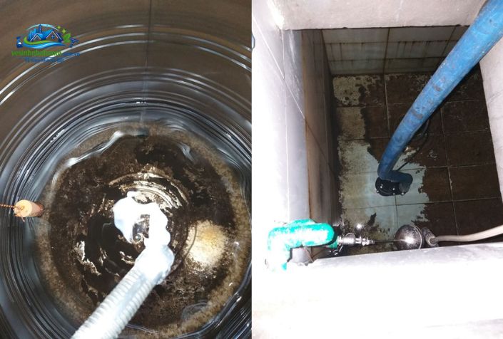 Vì sao cần thau rửa bể nước ngầm định kỳ