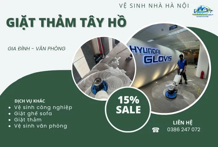 Giặt thảm tây hồ