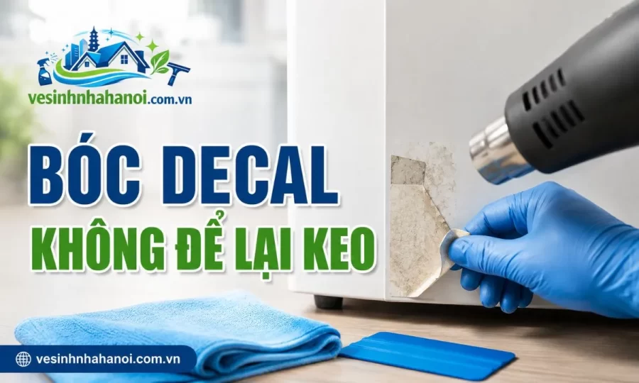 Bóc decal không để lại keo