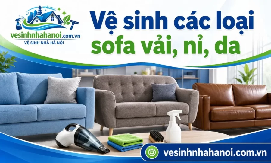 Các loại sofa nhận giặt tại Đống Đa
