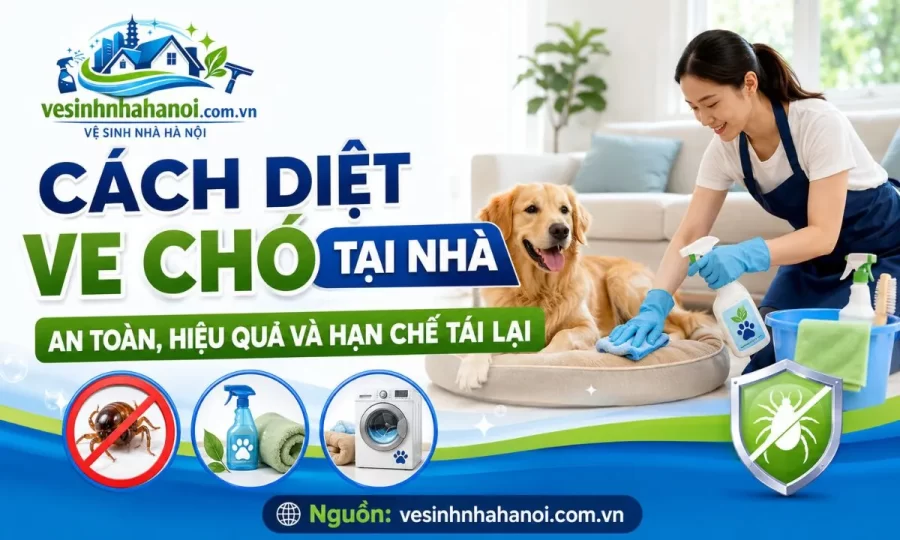 Cách diệt ve chó tại nhà