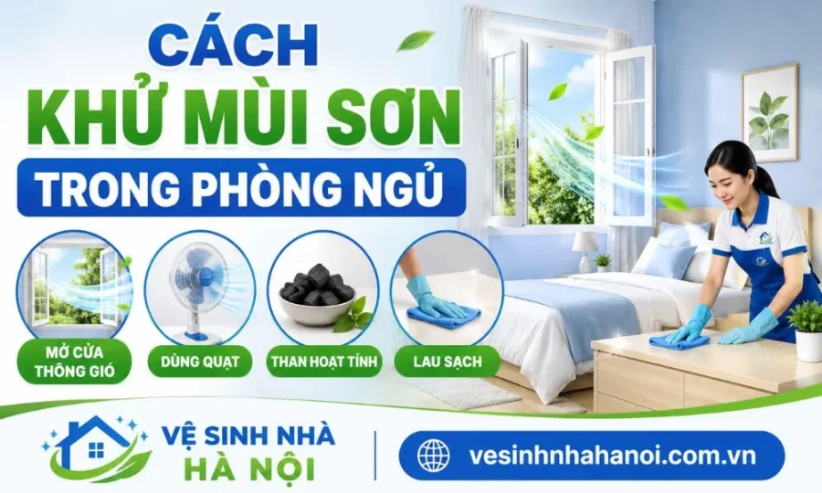 Cách khử mùi sơn trong phòng ngủ