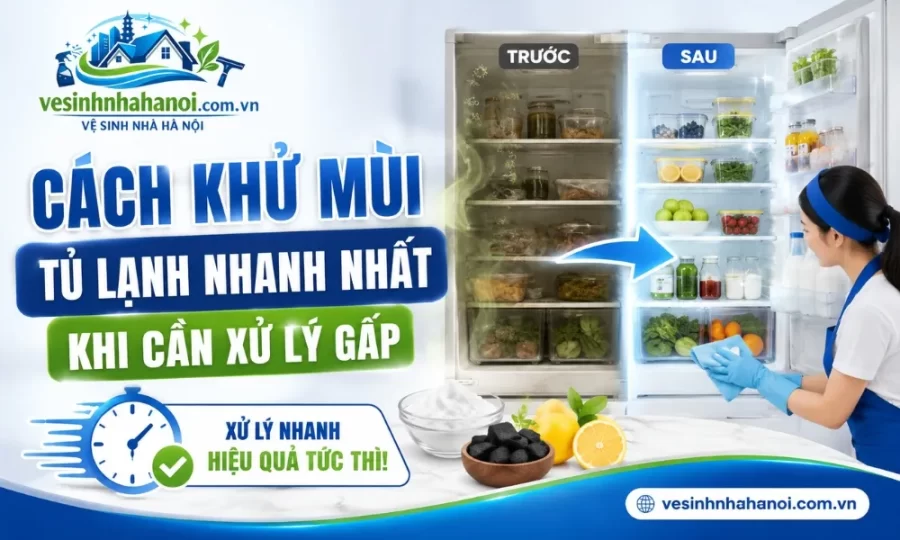 Cách khử mùi tủ lạnh nhanh nhất