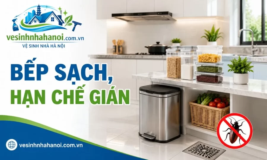 Cách ngăn gián quay lại sau khi đã diệt