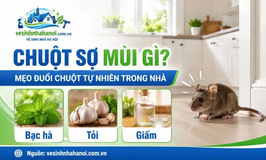 Chuột sợ mùi gì? Mẹo đuổi chuột trong nhà