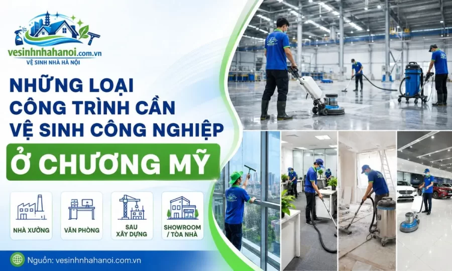 Công trình vệ sinh công nghiệp tại Chương Mỹ
