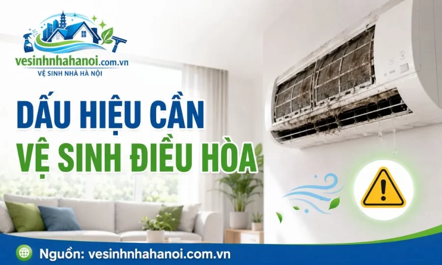 Dấu hiệu cần vệ sinh điều hòa