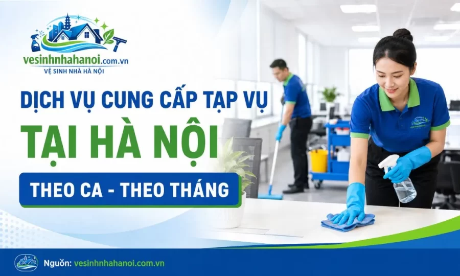 Dịch vụ cung cấp tạp vụ tại Hà Nội