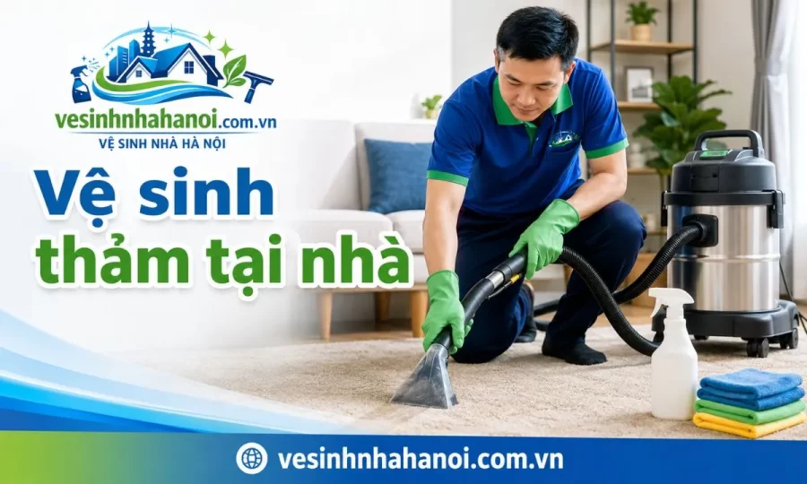 Dịch vụ giặt thảm Hà Đông