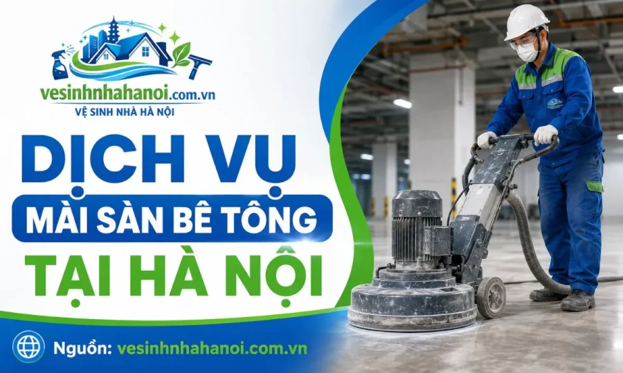 Dịch vụ mài sàn bê tông tại Hà Nội