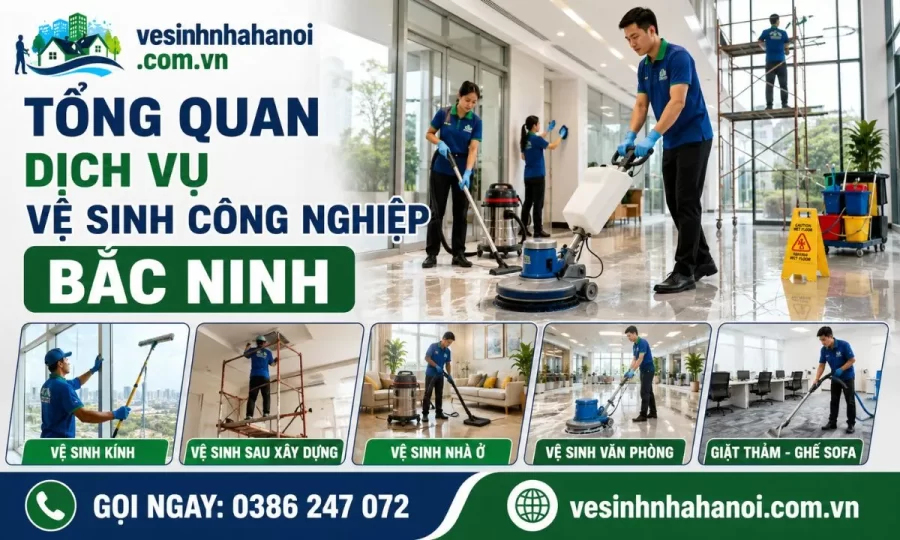 Dịch vụ vệ sinh công nghiệp Bắc Ninh