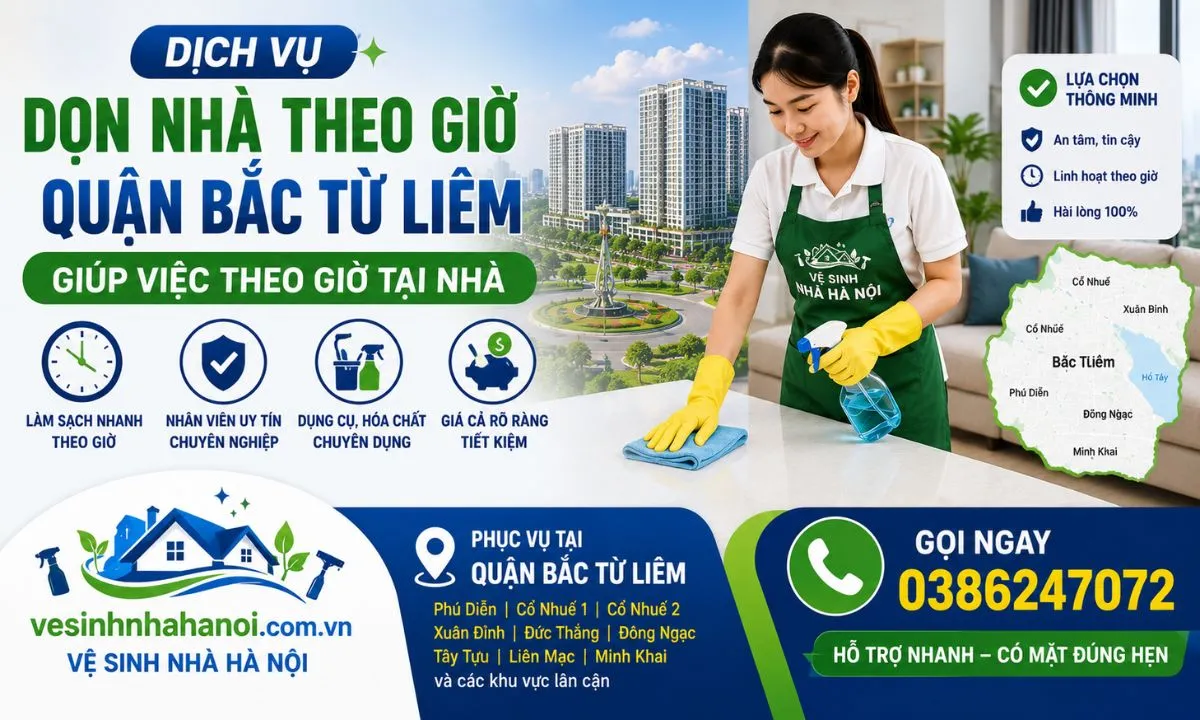 Dọn nhà theo giờ quận Bắc Từ Liêm