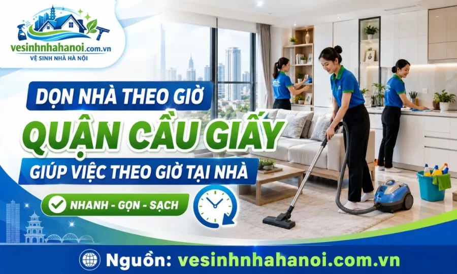 Dọn nhà theo giờ quận Cầu Giấy