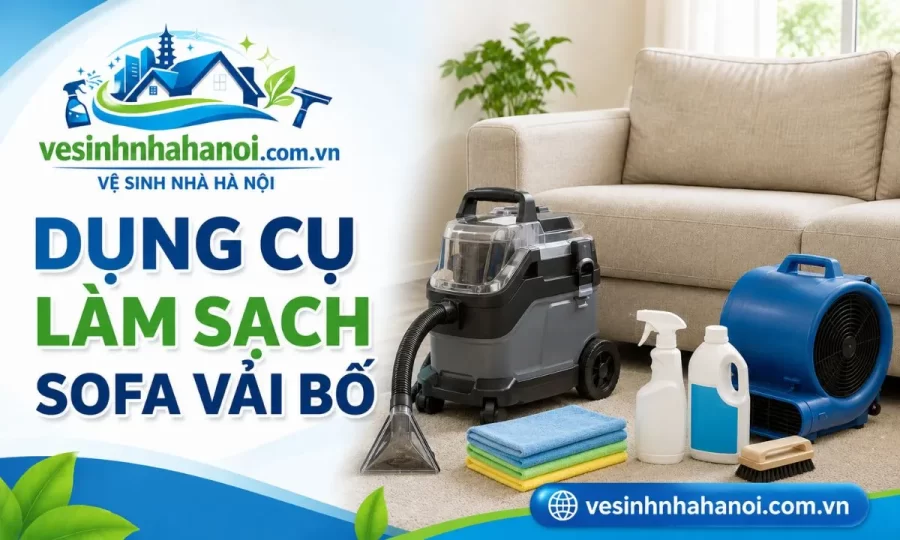 Dụng cụ làm sạch sofa vải bố