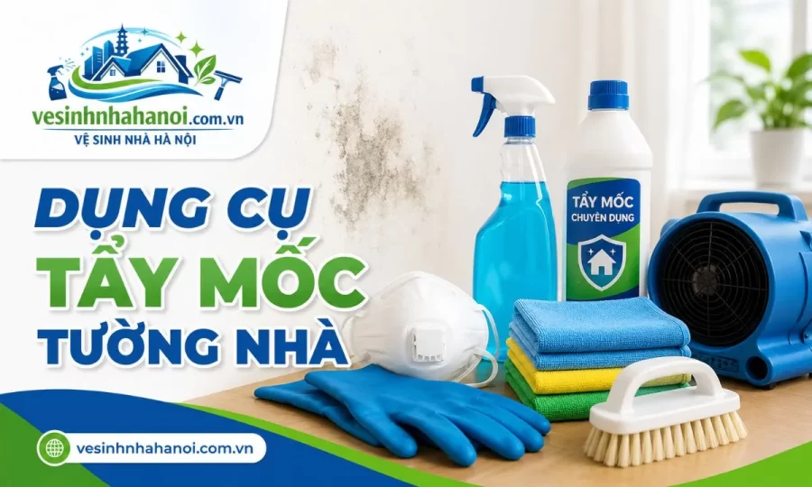 Dụng cụ tẩy mốc tường nhà