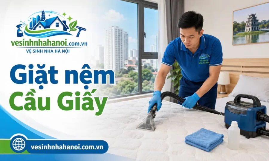Giặt nệm Cầu Giấy