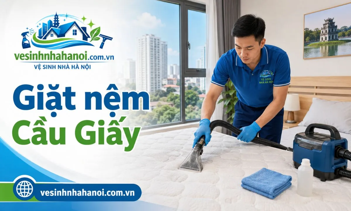 Giặt nệm Cầu Giấy