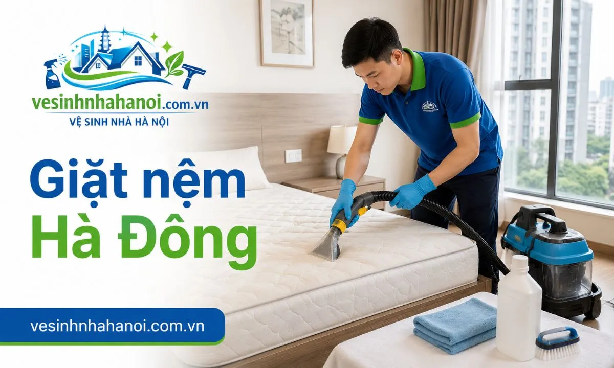 Giặt nệm Hà Đông