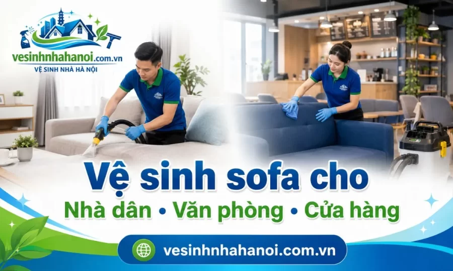 Giặt sofa Tây Hồ cho nhà dân, văn phòng, cửa hàng