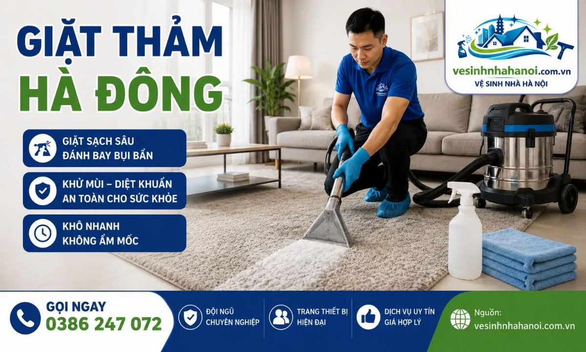 Giặt thảm Hà Đông