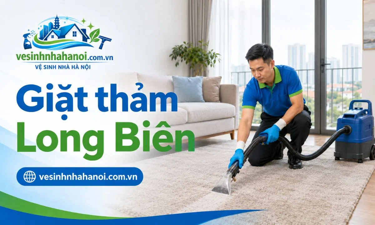 Giặt thảm Long Biên