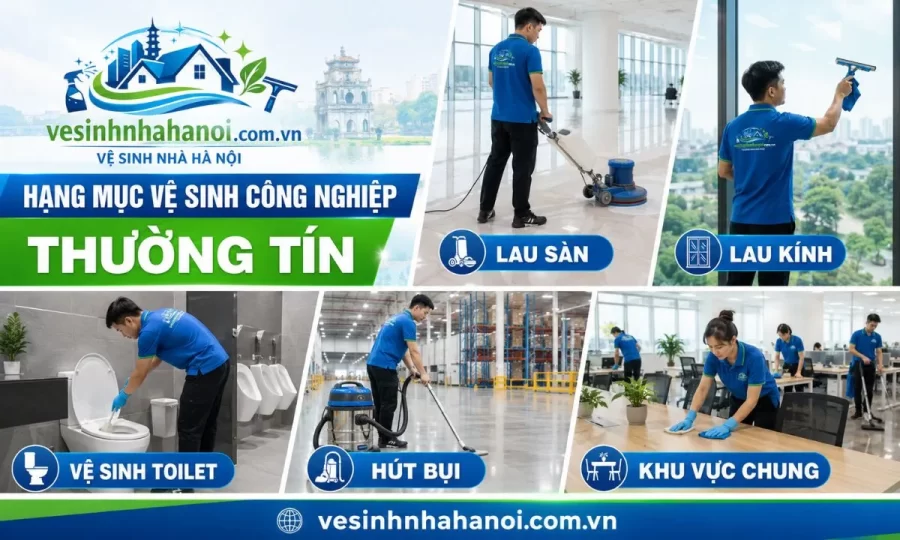 Hạng mục vệ sinh công nghiệp Thường Tín